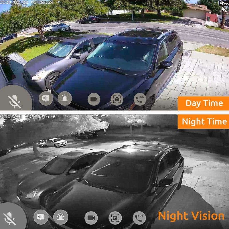 Night vision on Toucan Wireless Outdoor Camera