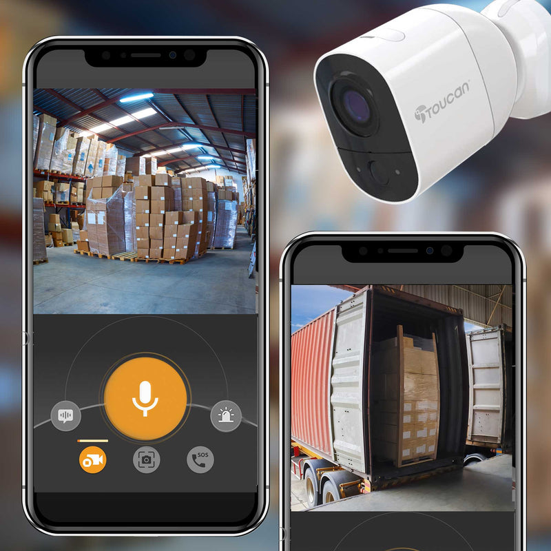 Security Camera to monitor warehouse shipments